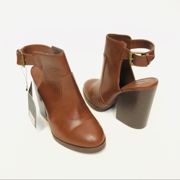 open back heel booties
